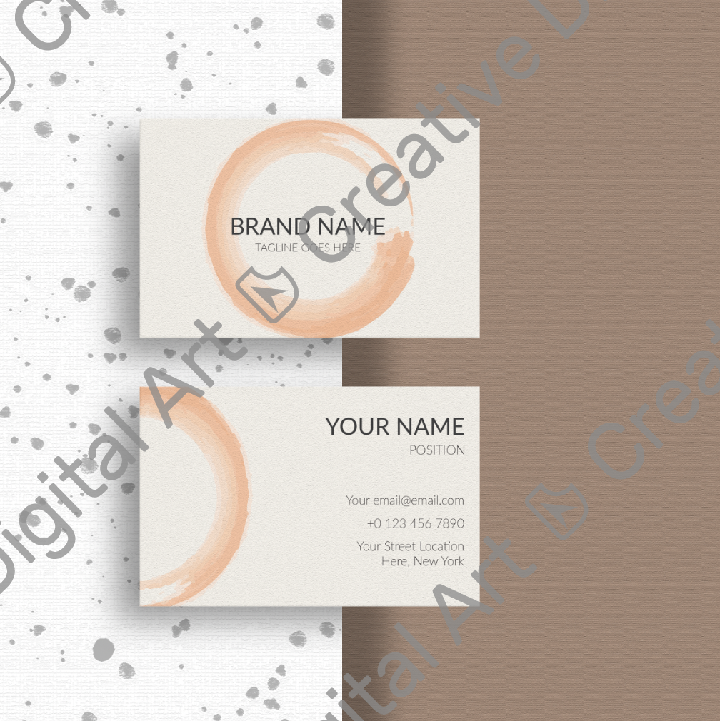 Premium mockup for business card front and back PSD file - Creative ...